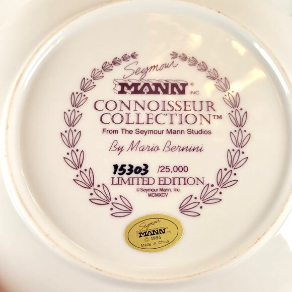 Seymour Mann Hummingbird Plate 1995 Mario Bernini Connoisseur 15303/25000 - Picture 3 of 15